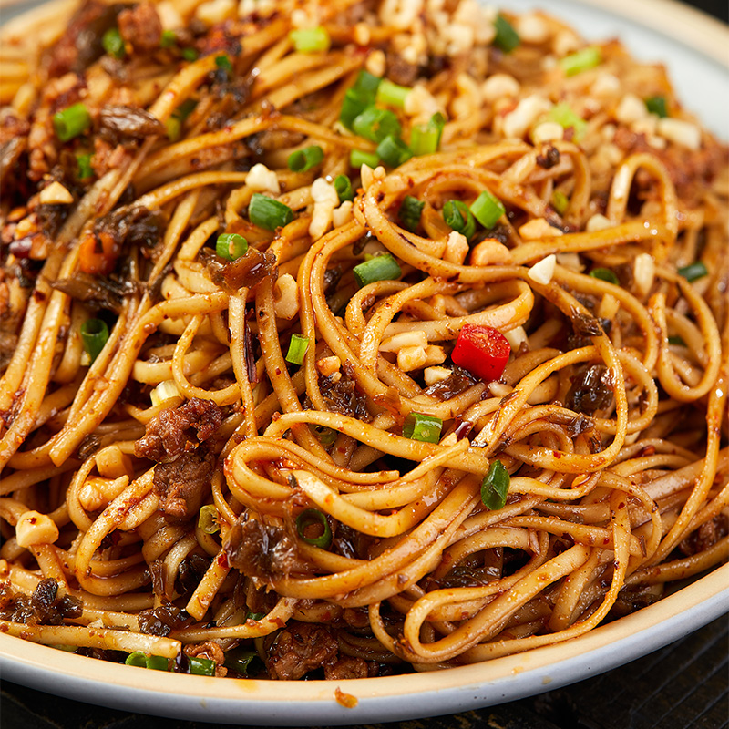 宜宾燃面手工四川红油素面凉面干拌调料包非面条