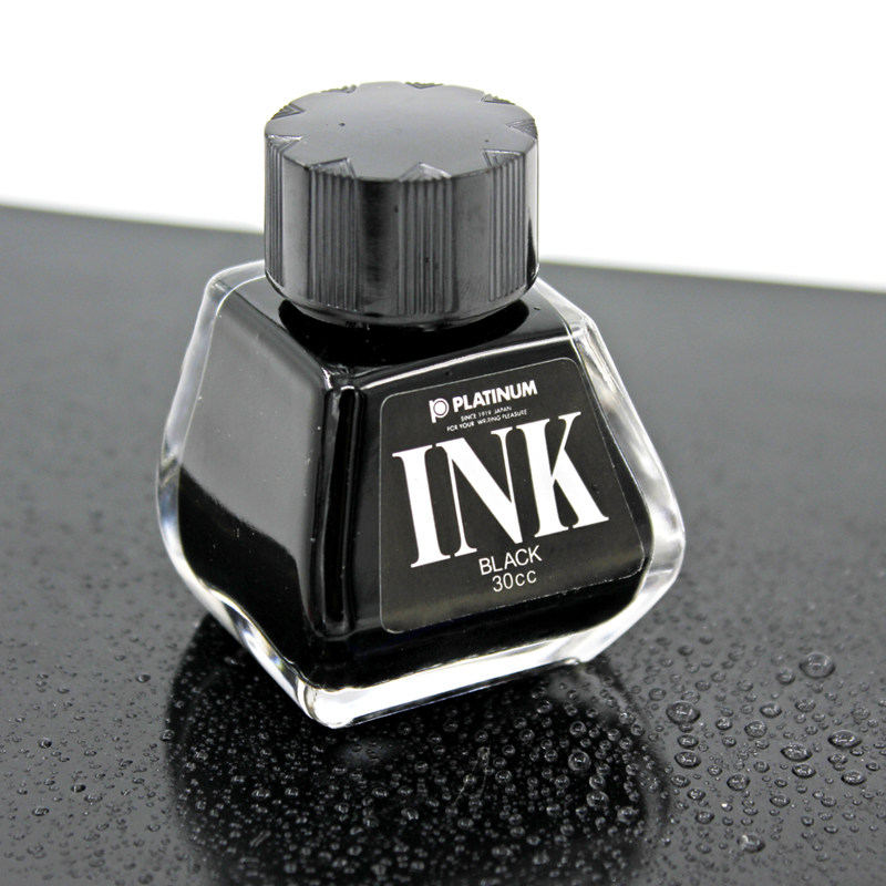 墨水黑色包邮钢笔碳素红色蓝黑30ml不堵笔日本笔用墨水