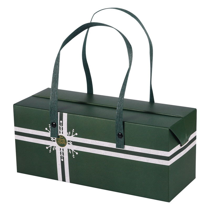 圣诞节礼盒袋子手提高档礼品盒空盒糖果糖盒