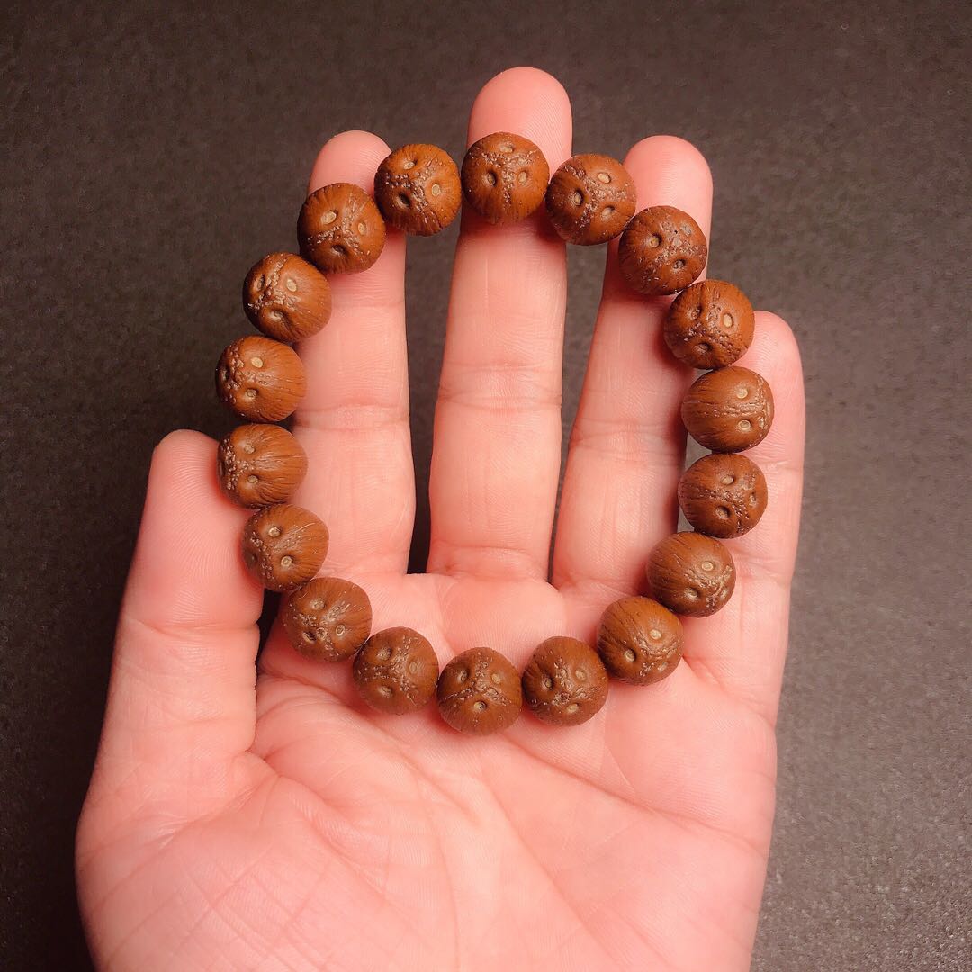 缘来女士男士精品男精品猫精菩提提前紫金三眼佛珠