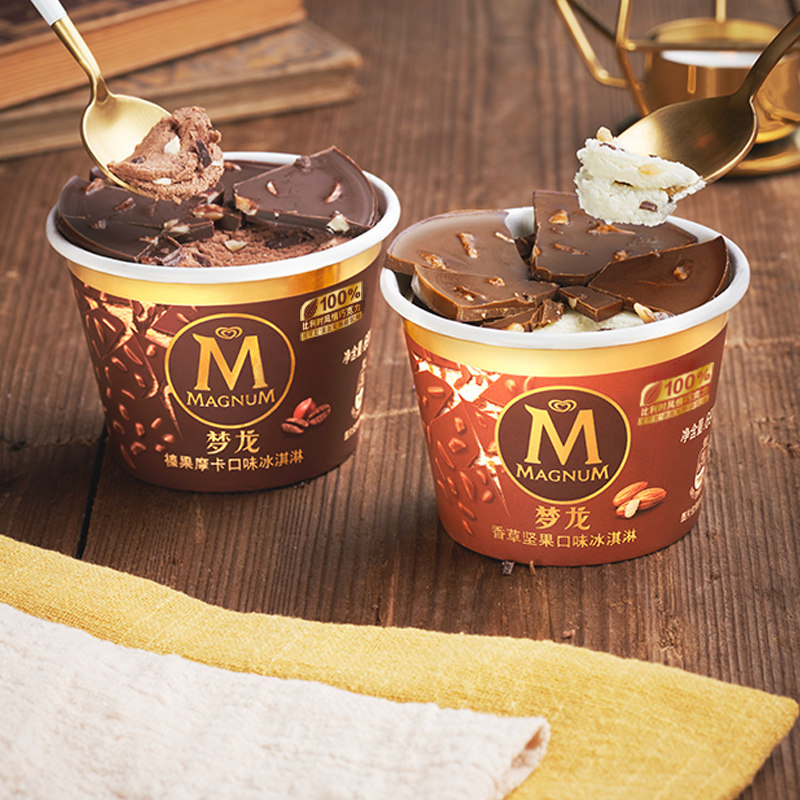 梦龙全家福12支雪糕松露敲敲杯6杯