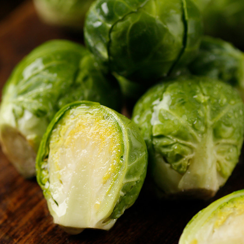 新鲜抱子甘蓝孢子甘蓝小包菜叶菜类沙拉菜500g迷你甘蓝蔬菜包邮