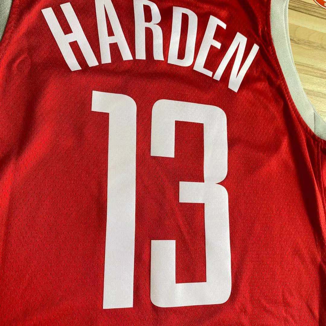 网队13号哈登球衣火箭队harden热压sw定制男女篮球服