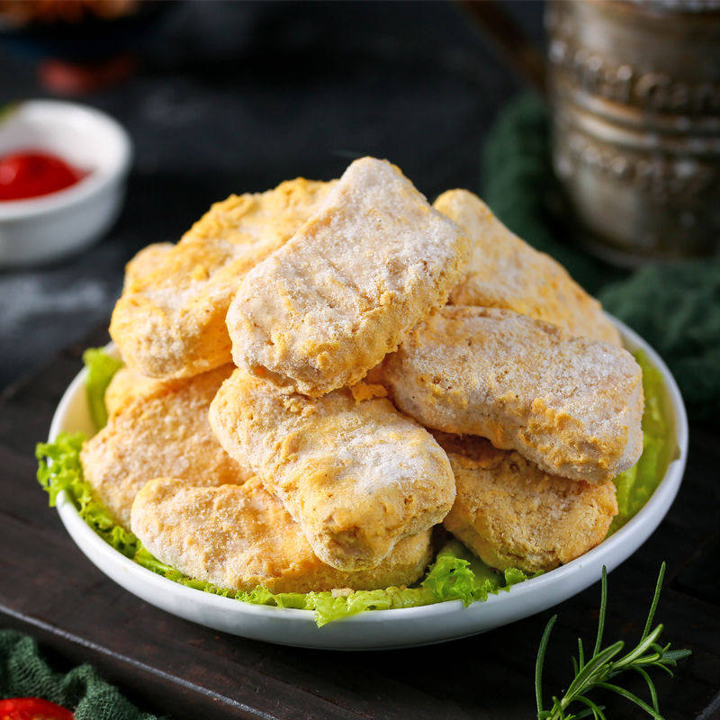 鸡块上校500g半成品冷冻黄金油炸小吃吃鸡米花鸡肉丸