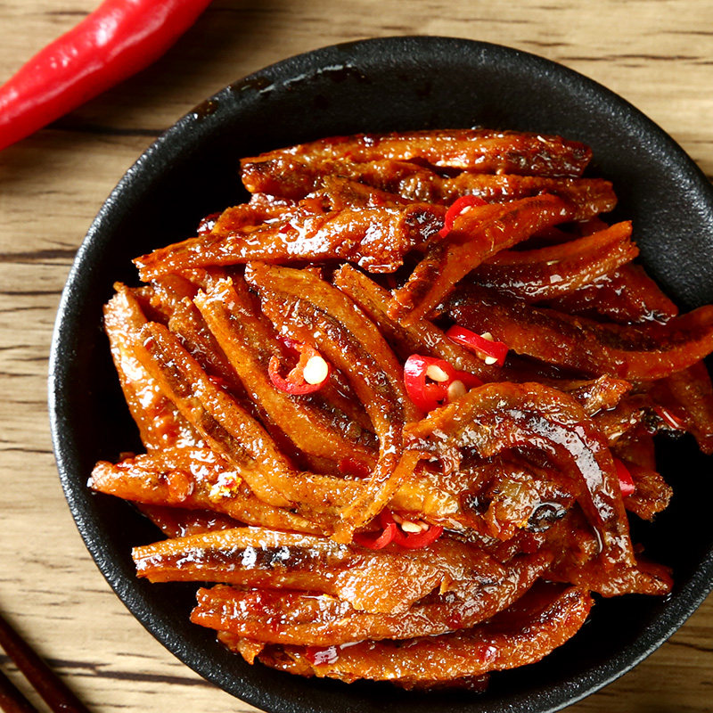 福太子跳跳鱼即食小鱼仔即食小鱼干麻辣毛毛鱼小零食小吃休闲食品