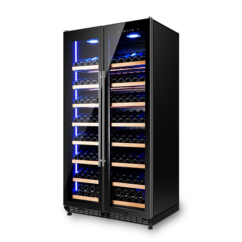 维凯斯智能红酒柜恒温酒柜大容量商用双门酒窖风冷藏展示柜可嵌入