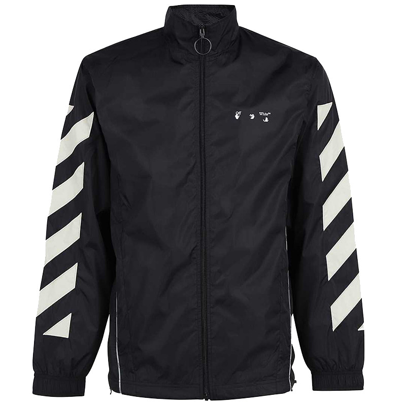 off-white潮牌斑马线男士时尚轻便防风夹克外套ombd022f21fab001夹克