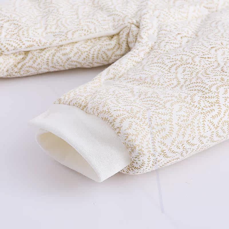 初生儿宝宝连体衣爬服棉质52码婴儿夹棉衣服春秋冬棉套装哈衣