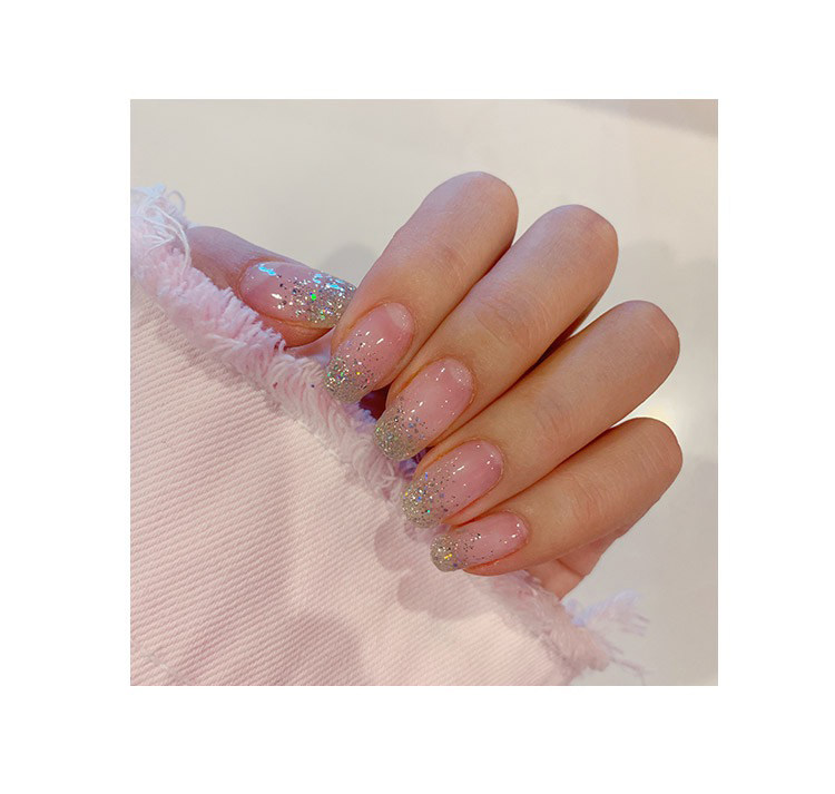 网红2020夏季显白超爆闪粉七彩闪钻亮片片甲指甲彩妆