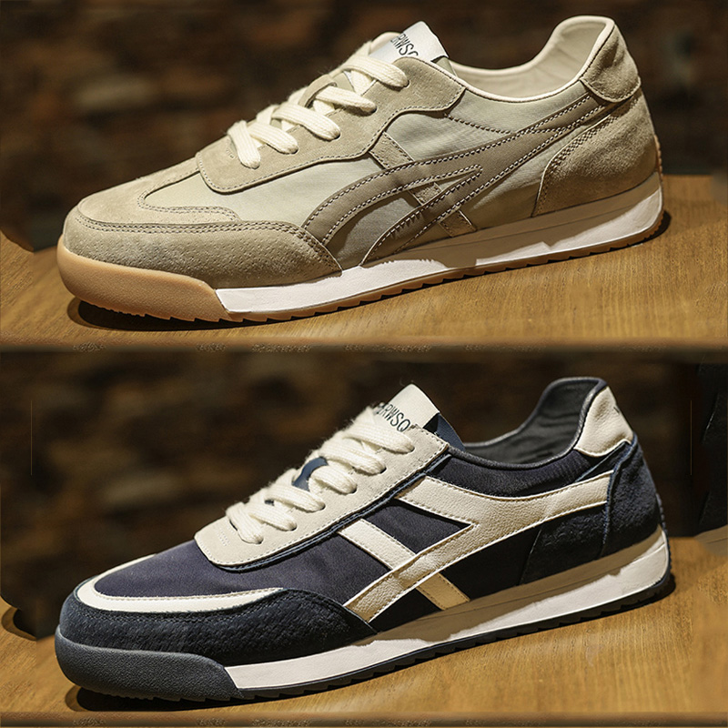 2022年新款春夏季莆田阿甘男鞋子复古透气薄款潮流运动休闲板鞋男