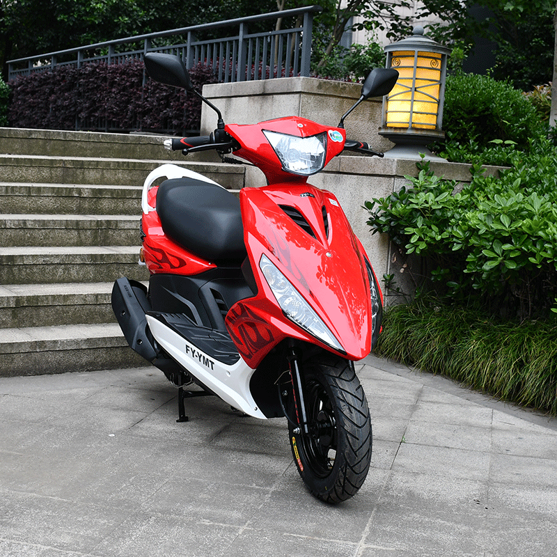 雅马哈飞鹰踏板车鬼火摩托摩托车车花rs100巧格福喜摩托车整车