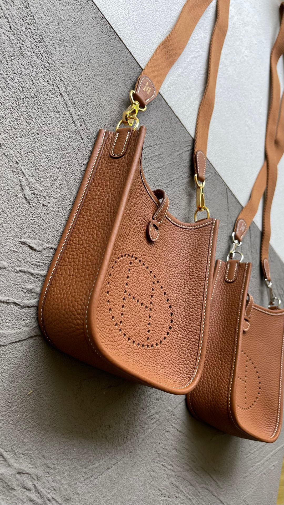 手工缝制伊芙琳mini迷你evelyne法国进口正品tc通用款女包