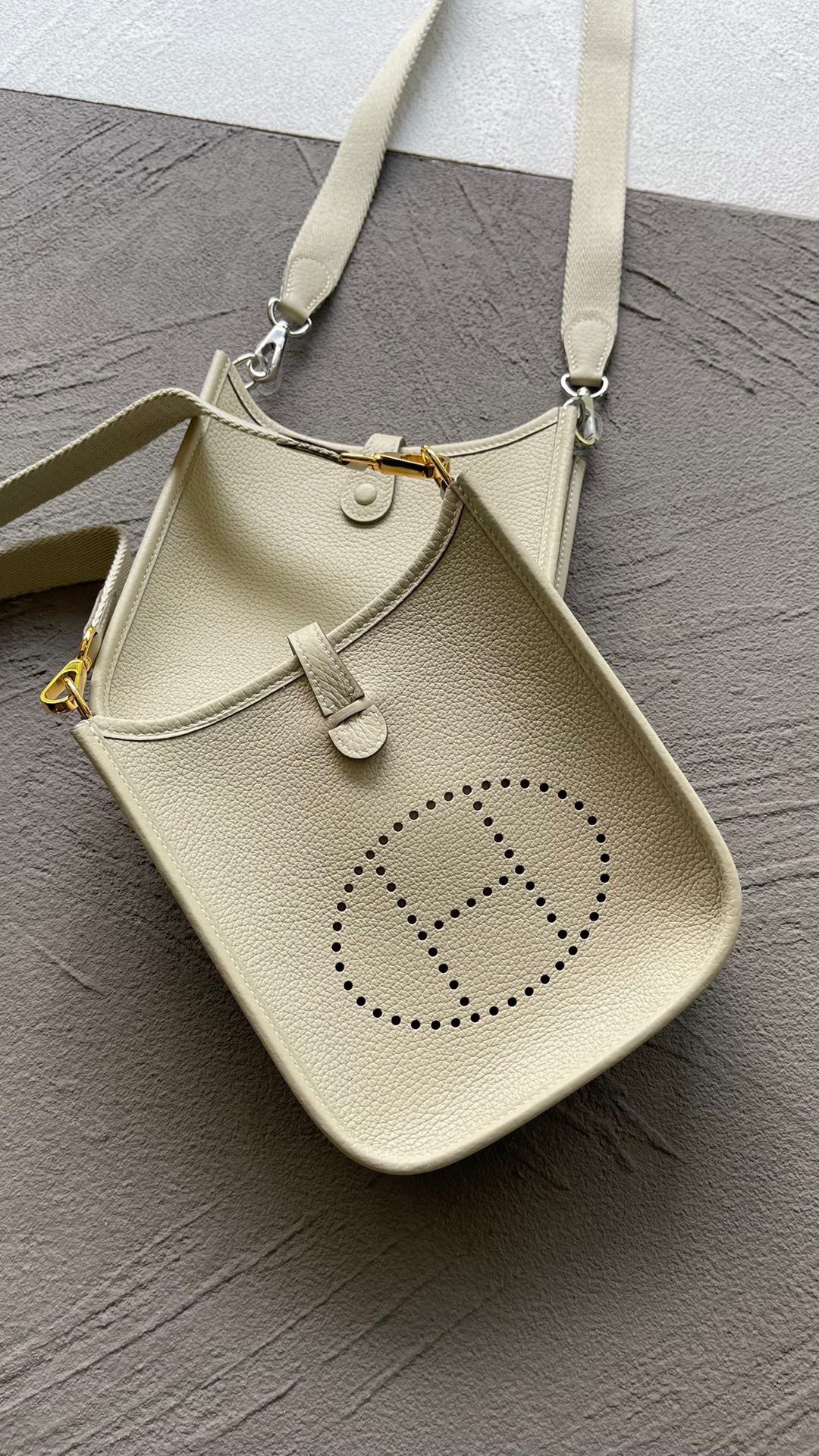 手工缝制伊芙琳mini迷你evelyne法国进口正品tc通用款女包