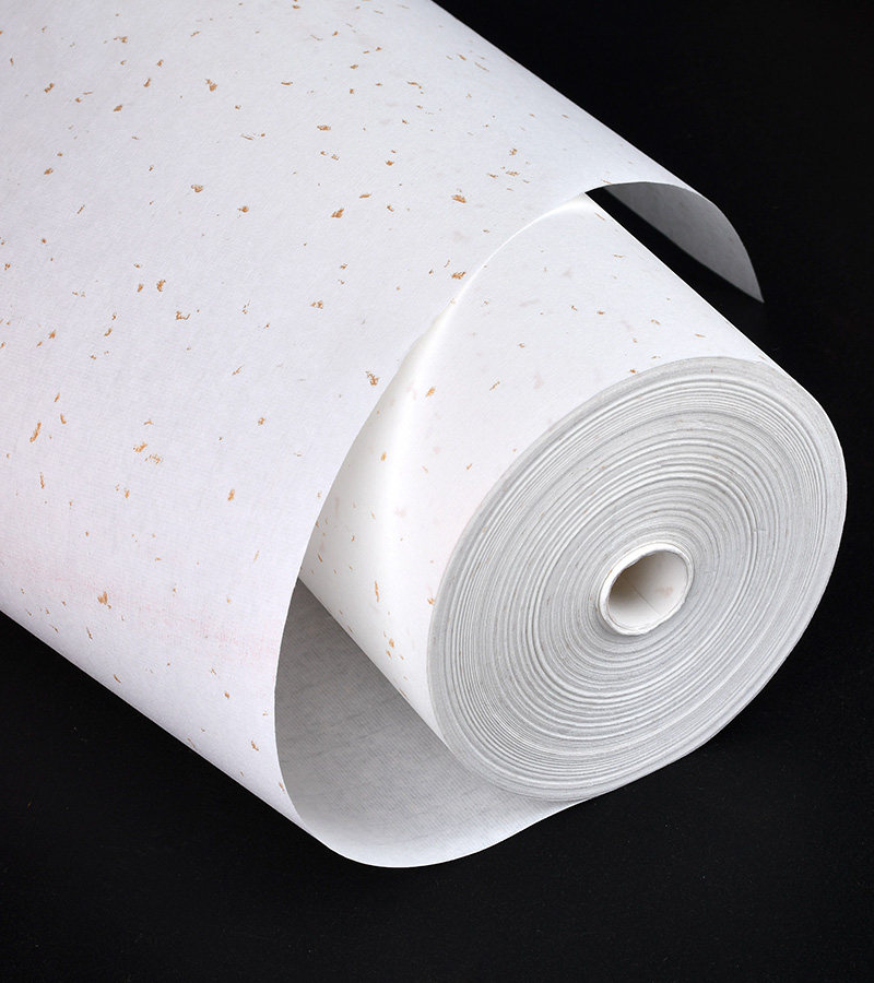 宣纸仿古仙景黄白彩色行书宣宣纸生书法作品空白宣纸