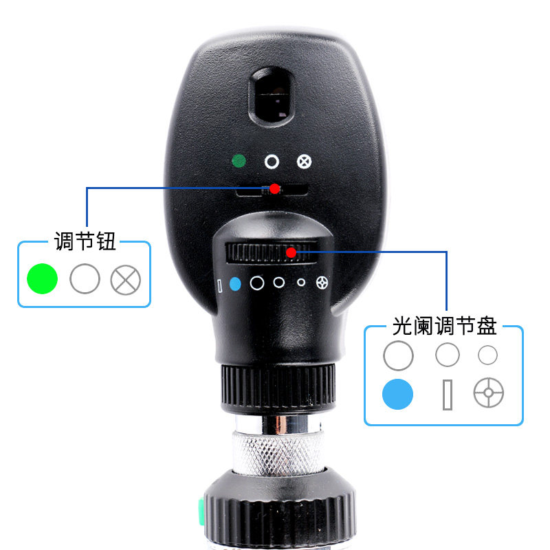 上海跃进申光直接检眼镜大视角检眼镜医用检查镜直接眼底检验镜
