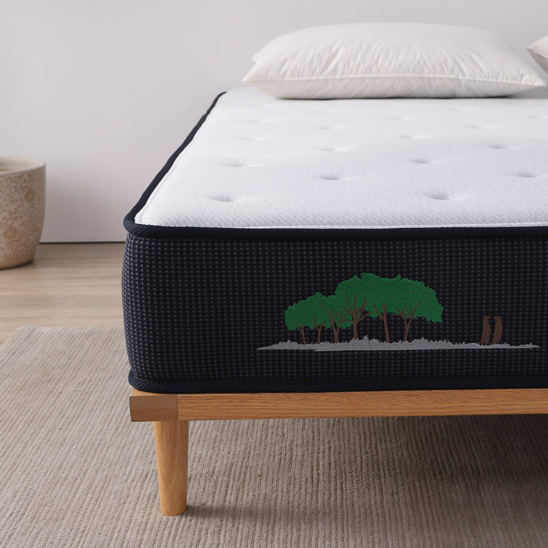 蒙哥黄麻护脊椎床垫偏硬经济型家用高密海绵弹簧席梦思床1.8m加厚