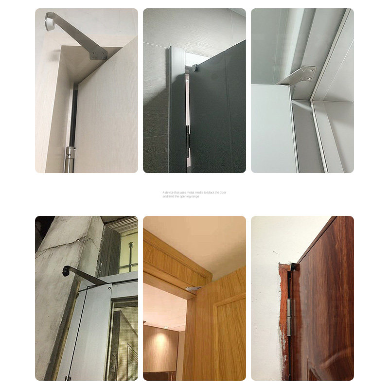 防撞门挡新款90度限位橡胶不锈钢木门房门防盗门门吸