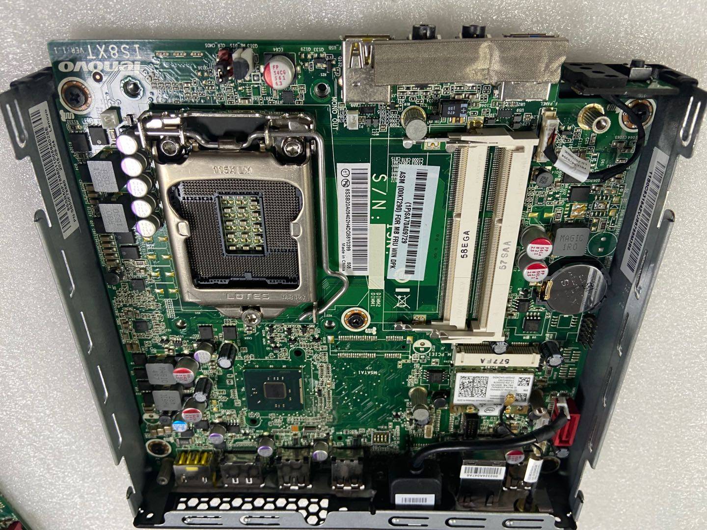 联想m73m93pm4500qis8xt迷你机主板00kt28000kt290003t7171显示器配件