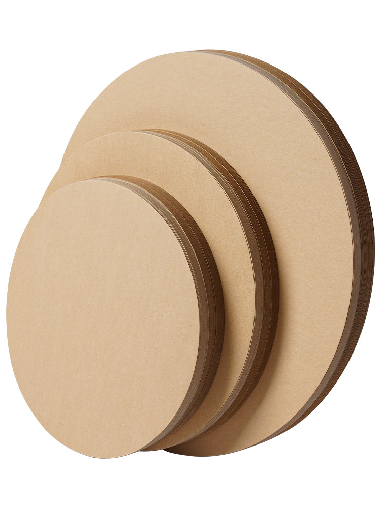 圆形卡纸硬卡加厚马克画画速写美术手绘25cm29cm36cm卡纸