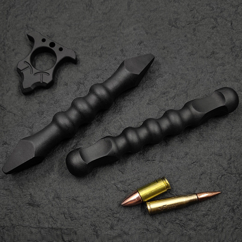 战术短棍防身武器高科技暗器防狼神器女生合法edc随身塑钢自卫棒