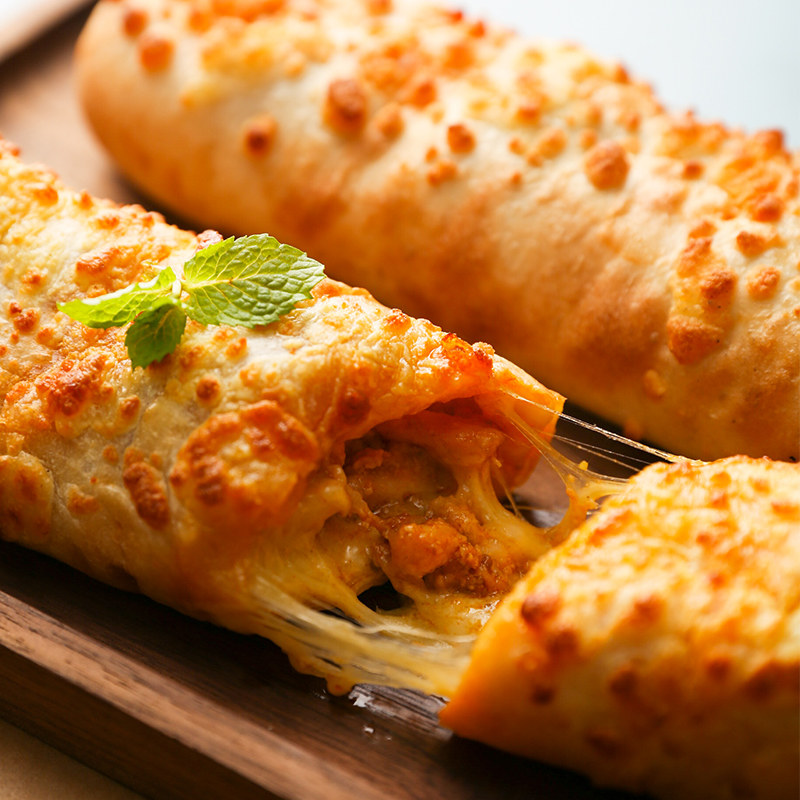 青草家芝士牛肉卷芝士夹心面包卷营养早餐下午茶零食加热即食