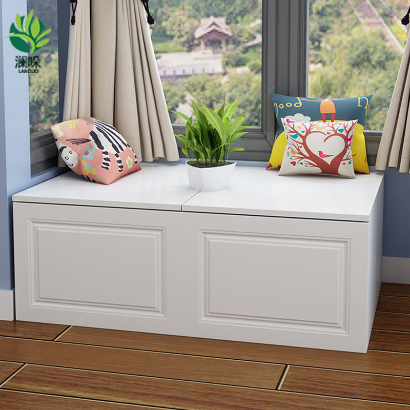 阳台澜哚飘窗柜储物柜防晒窗边柜矮柜地收纳置物柜飘窗柜