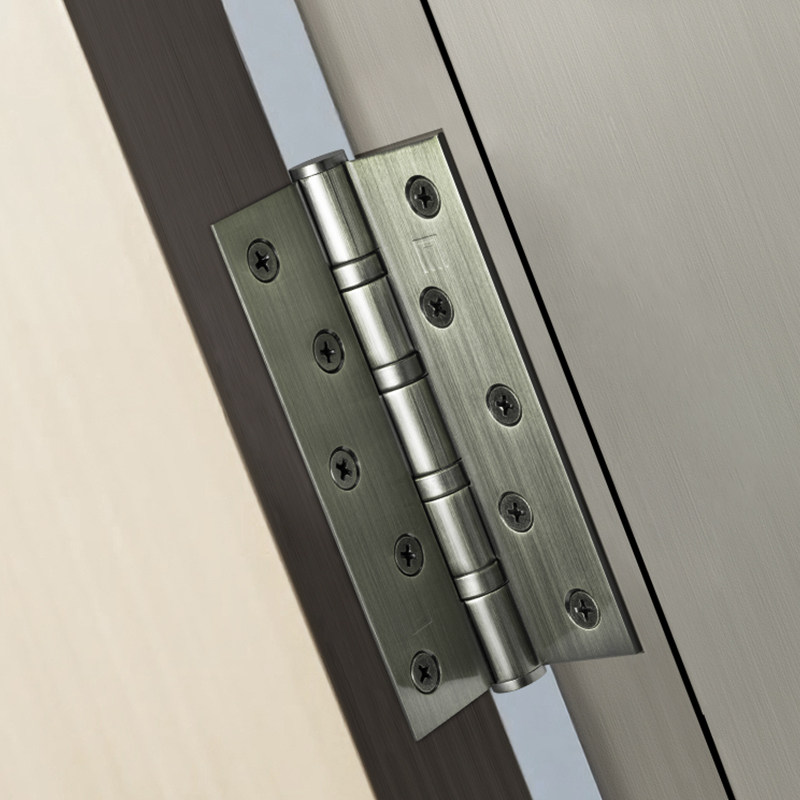 名门五金5寸静音合页不锈钢开槽轴承房门折叠轴承合页