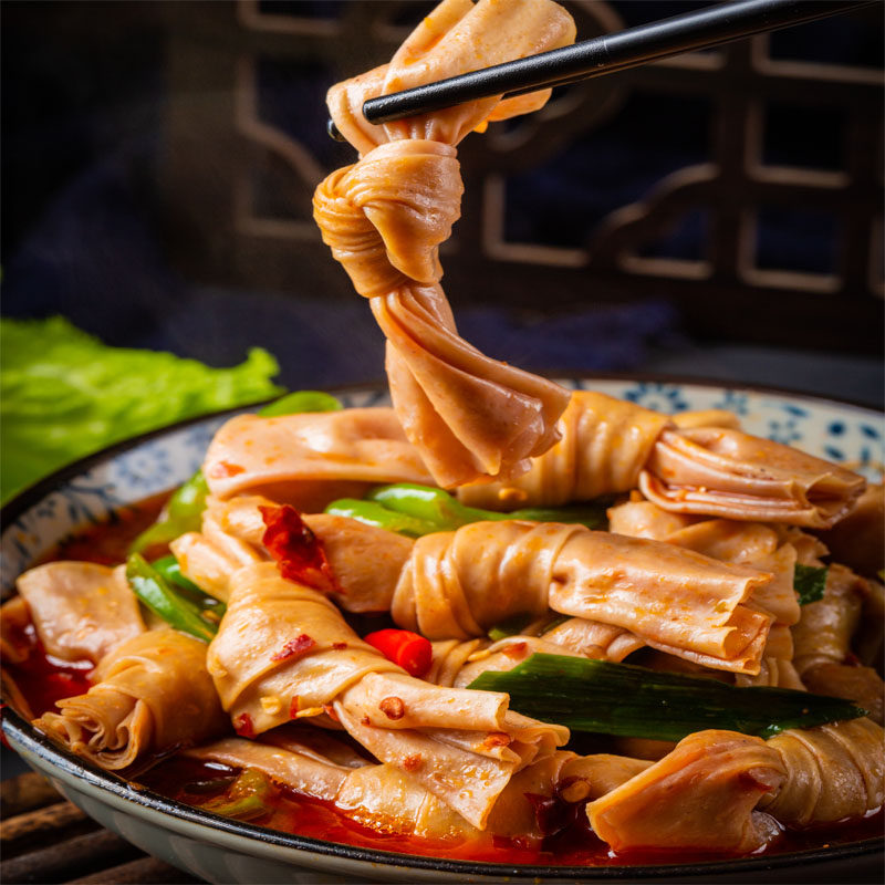 干货人造肉豆豆制品豆结豆扣豆皮炸串麻辣烫火锅豆腐干