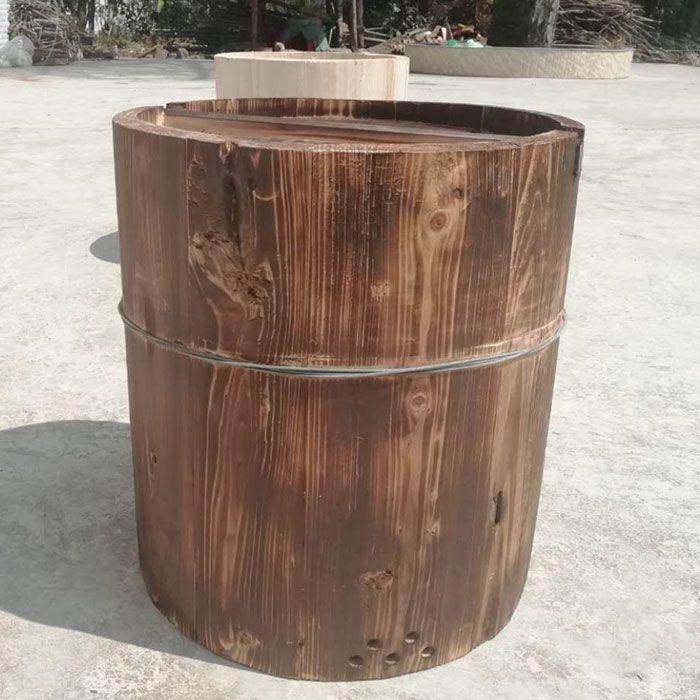 高端圆蜂桶杉木土蜂中蜂养殖传统蜂箱包邮