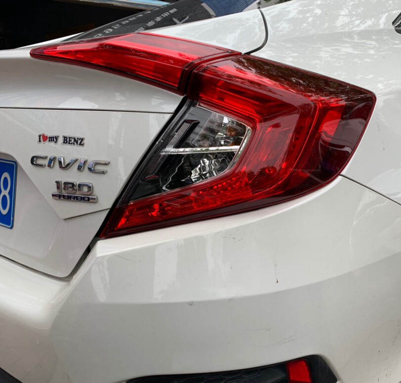 尾灯思域适用1621款本田总成十代防追后盖防追尾灯