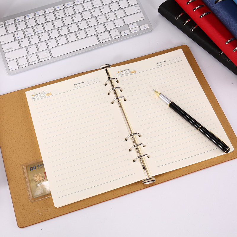 a5活页笔记本子可拆卸活页本b5商务个性创意文具加厚记事本简约大学生