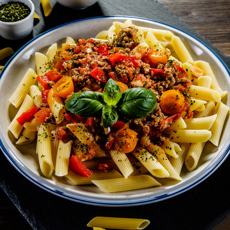 意面进口莫利两头尖型500g5人意大利通心粉空心意大利面