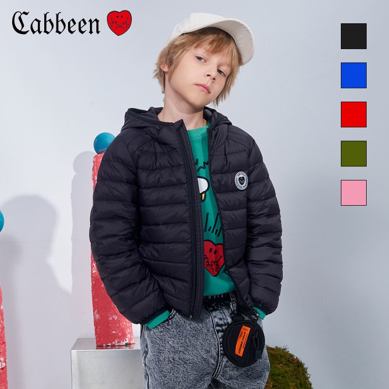 Cabbeenlove 卡宾童装2020年秋冬新款 儿童轻薄保暖羽绒服 110-150cm