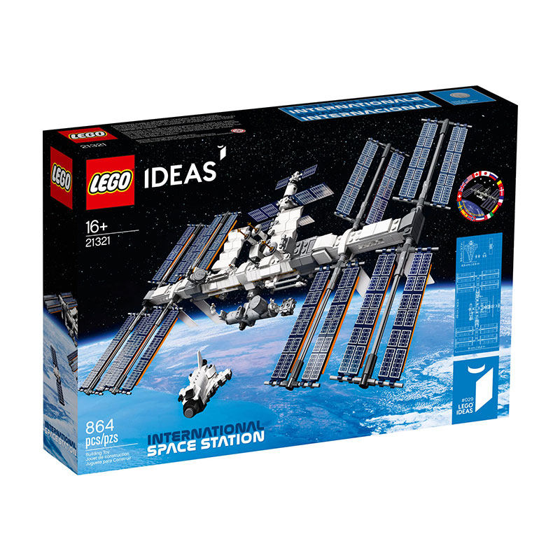直营lego乐高21321ideas创意系列国际太空空间站建构