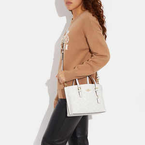 【自营】COACH/蔻驰女包Mollie Tote 25托特包手提包单肩包斜挎包