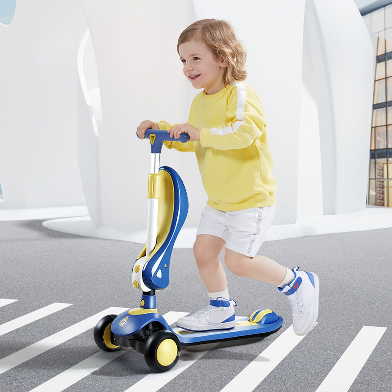 儿童babycare滑板车2-6岁宝宝溜溜溜溜车车小孩踏板滑滑滑板车