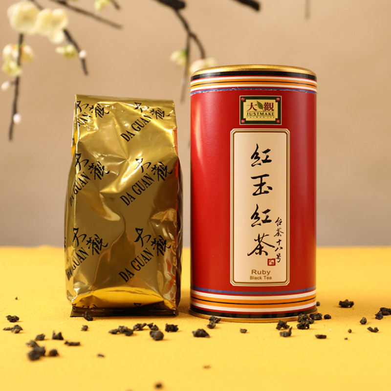 台湾自营进口宏益大观红玉红茶75g原住民系列其它红茶