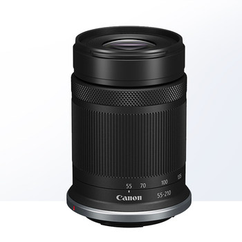 Canon RF 55-210mm IS STM ເລນ mirrorless ຕ້ານການສັ່ນສະເທືອນລະຫວ່າງກາງ telephoto telephoto 55210