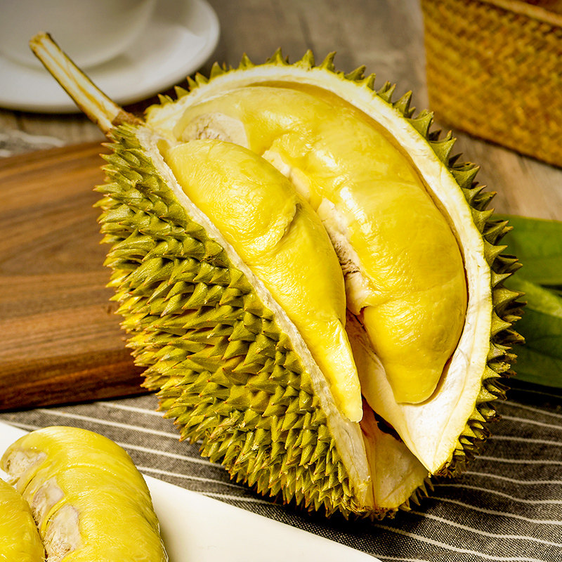 自营泰国进口级金冷冻榴莲新鲜水果整个带壳榴莲