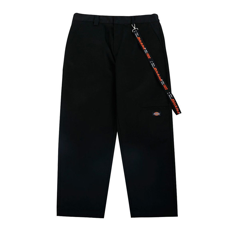 自营dickieslogo印花裤链宽松春秋男女直筒长裤dk008066休闲裤