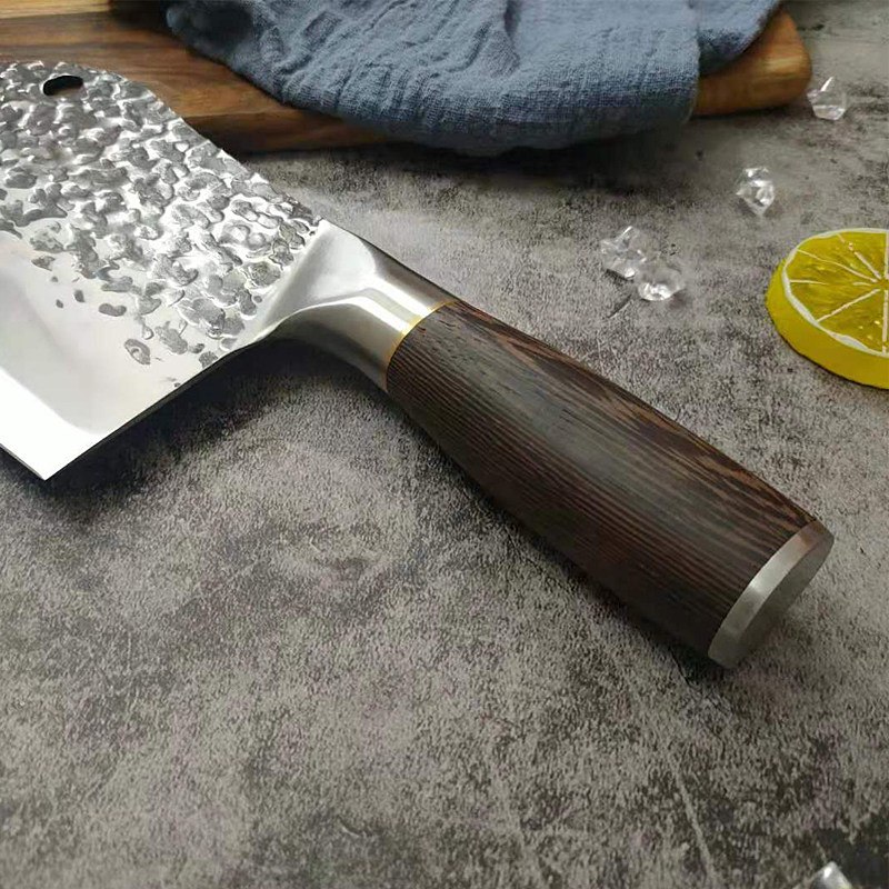 龙泉庖丁德国菜刀厨房家用手工锻打锋利厨师菜刀