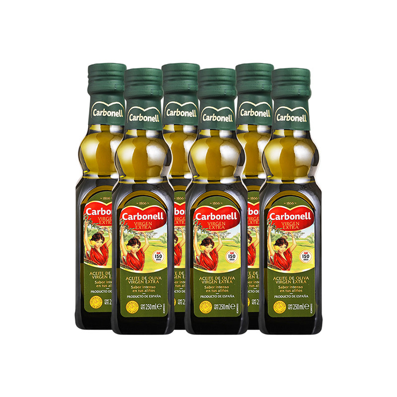 carbonell康宝娜特级初榨橄榄油西班牙原装进口食用油小瓶250ml橄榄油