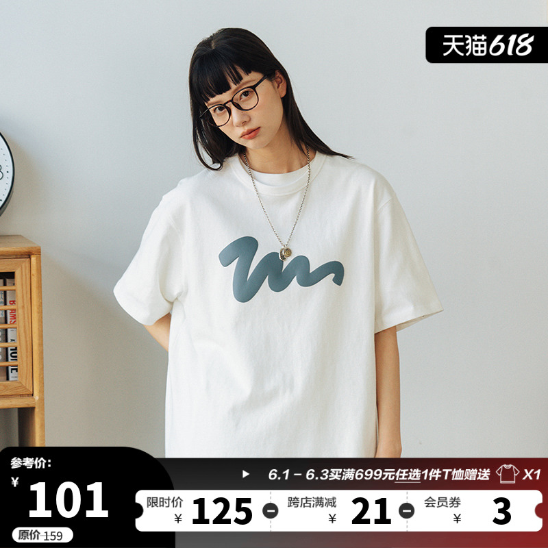 714street重磅t恤男情侣短袖潮牌新款宽松体恤男士纯棉打底衫上衣