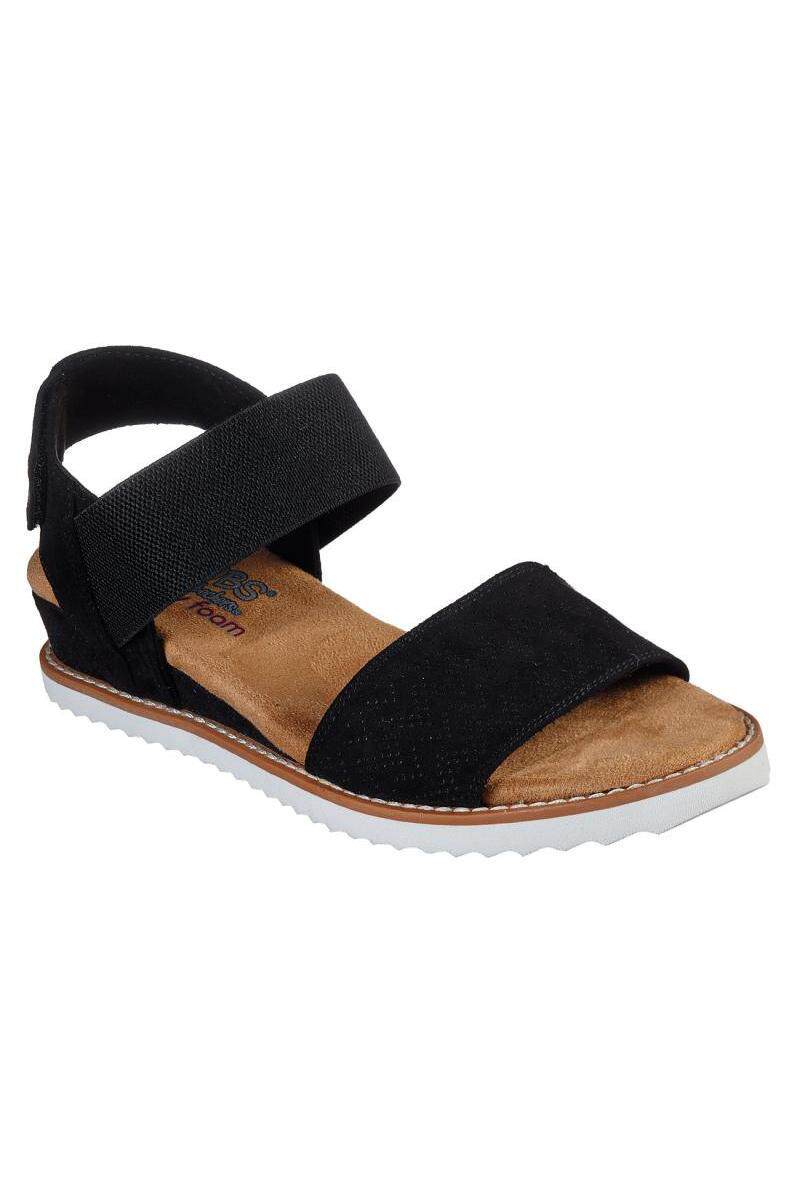 skechers斯凯奇女运运动凉鞋一字平底沙滩舒适舒适美运动沙滩鞋