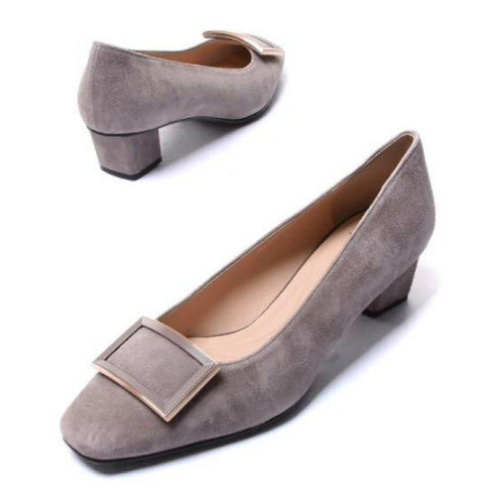 soda韩国直邮女式方头高跟鞋4cmalf021da71时尚休闲鞋