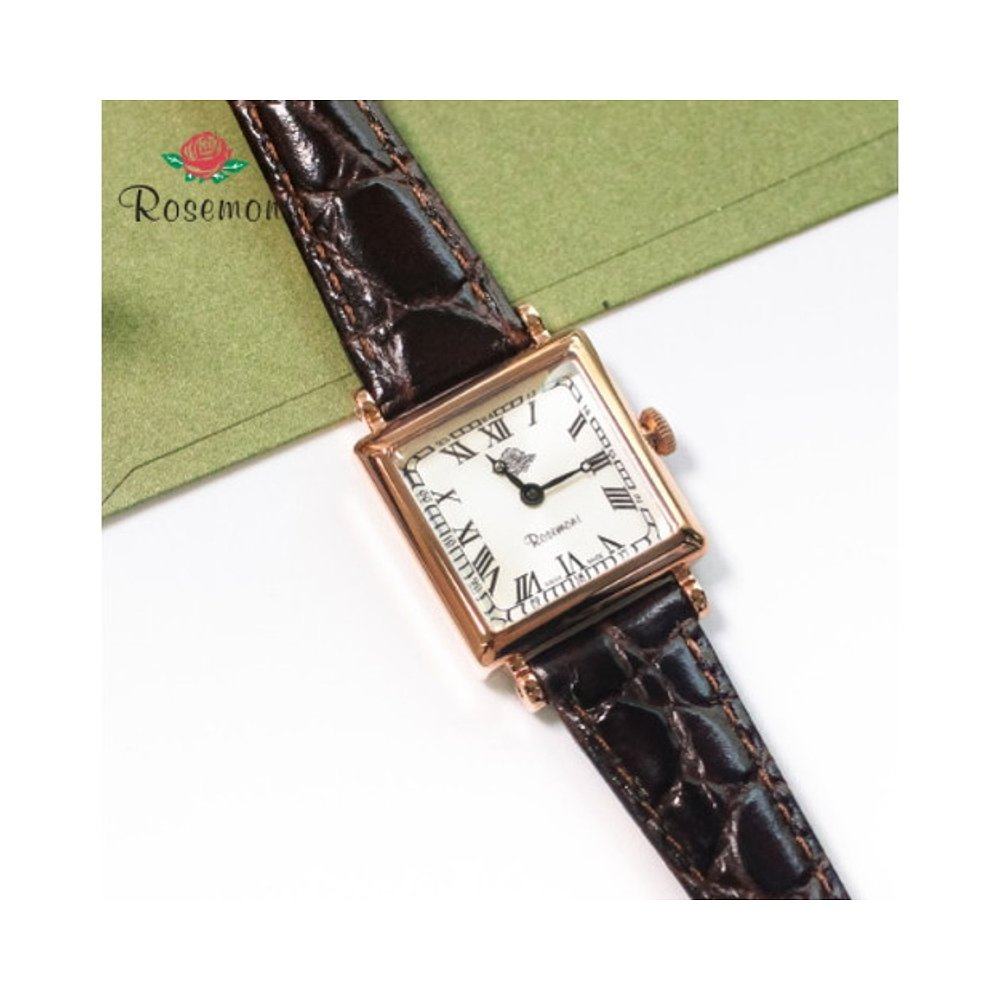 韩国直邮rosemont手表女士休闲时尚个性百搭简约ns-011rwr-br日韩腕表