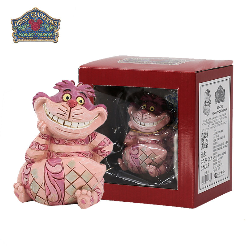 enesco妙妙柴郡猫手办正版迪士尼爱丽丝梦游仙境周边礼品摆件手办