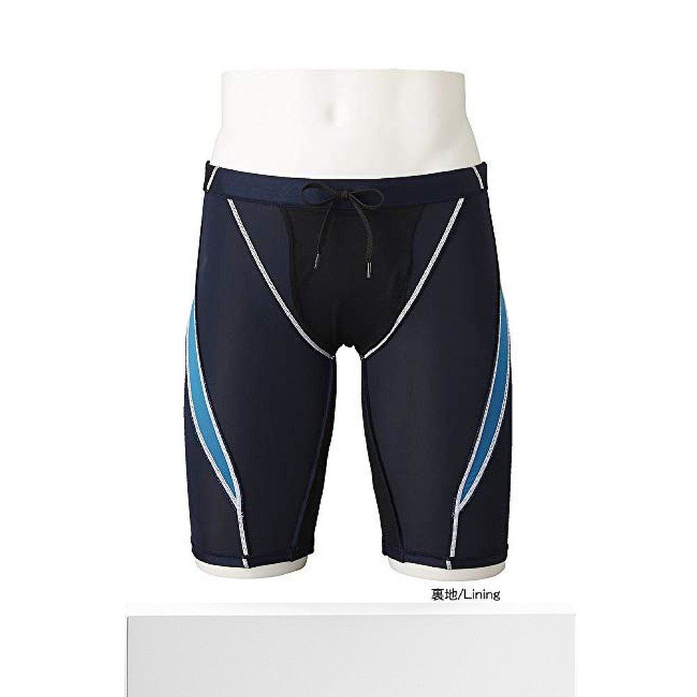 日本直邮美津浓mizuno游泳健身男士五分泳裤裆下男士泳衣