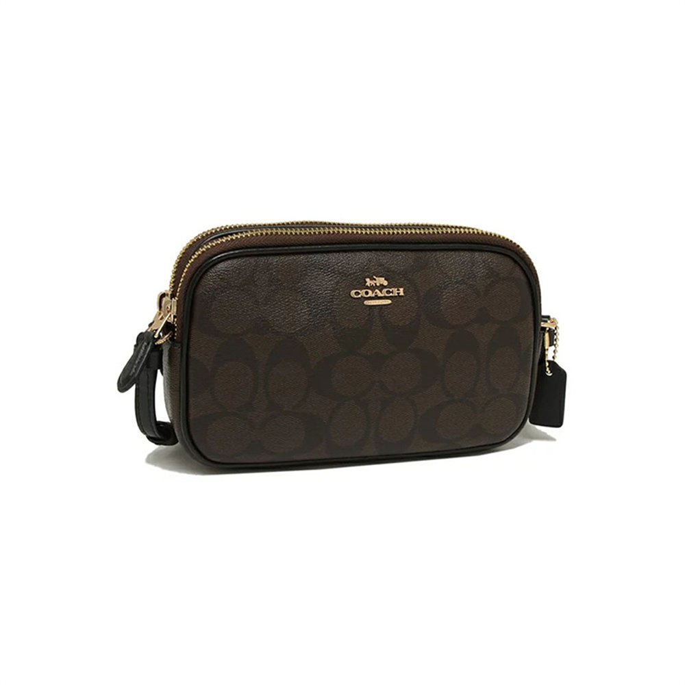 日本直邮coach蔻驰女士经典老花金属徽标多色通用款女包