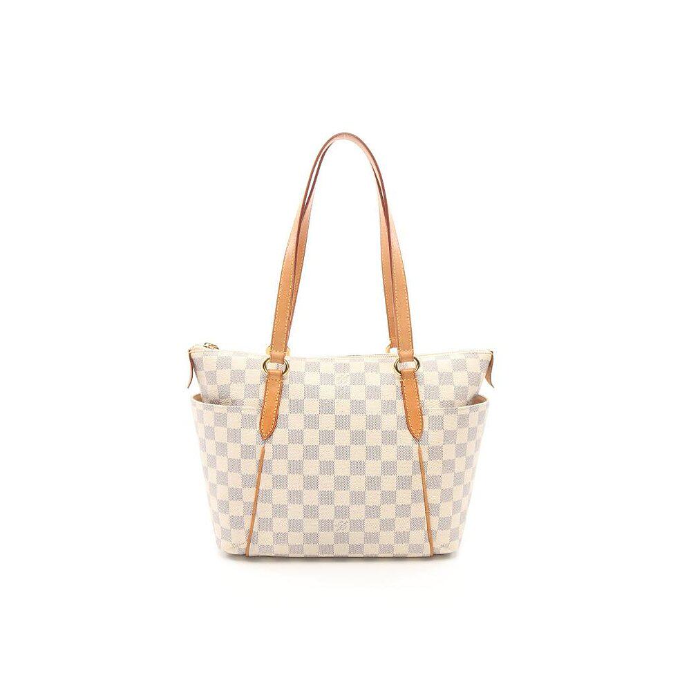 日本直邮中古lv路易威登totallypm棋盘格肩包托特通用款女包